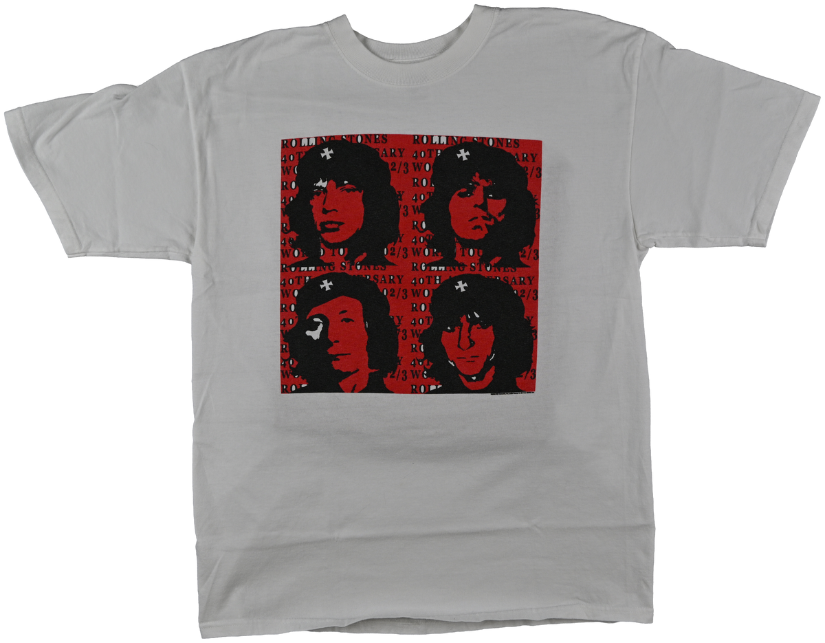 THE ROLLING STONES "40th Anniversary" - WORLD TOUR ORIGINAL T-SHIRT