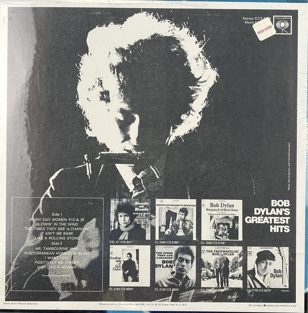 Bob Dylan’s Greatest Hits