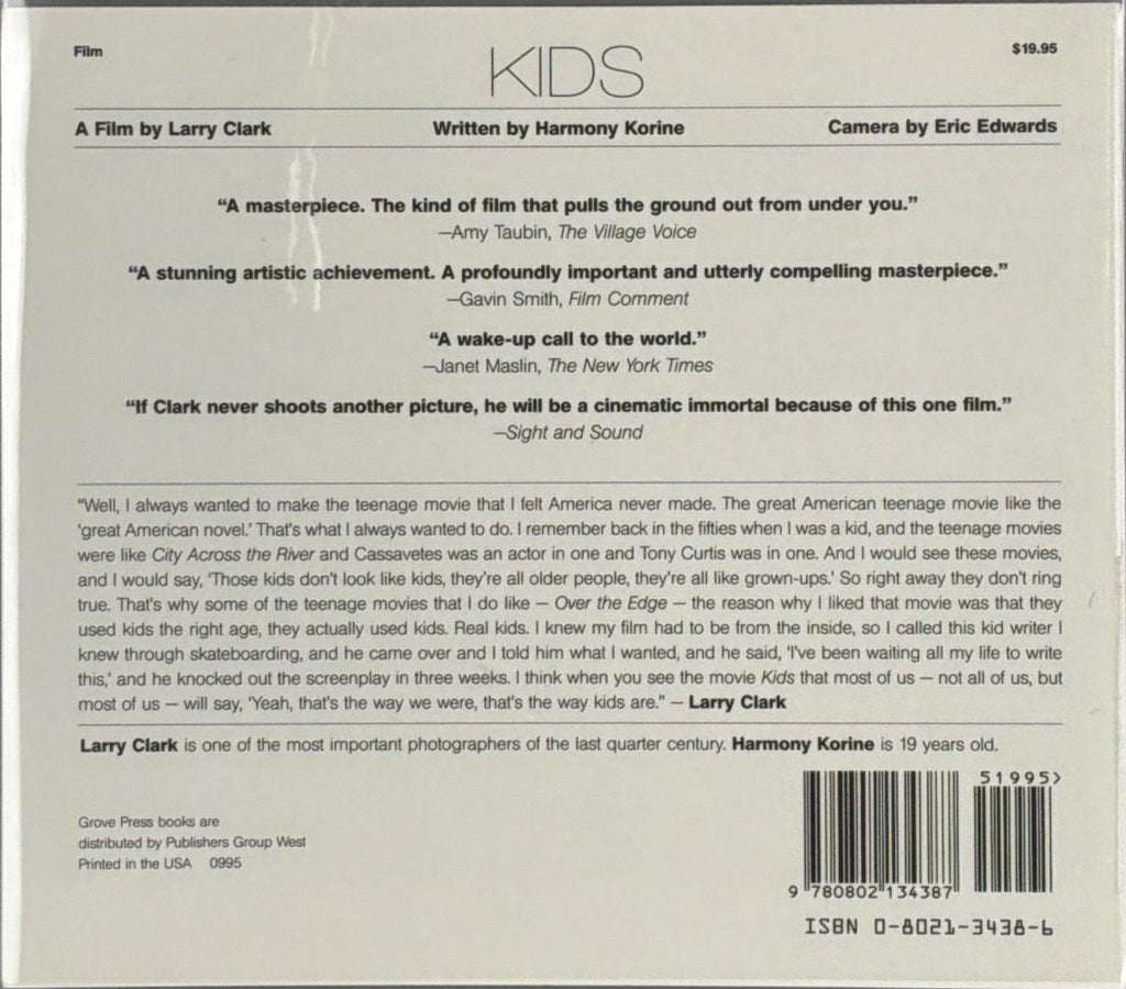 Kids: A Film By Larry Clark