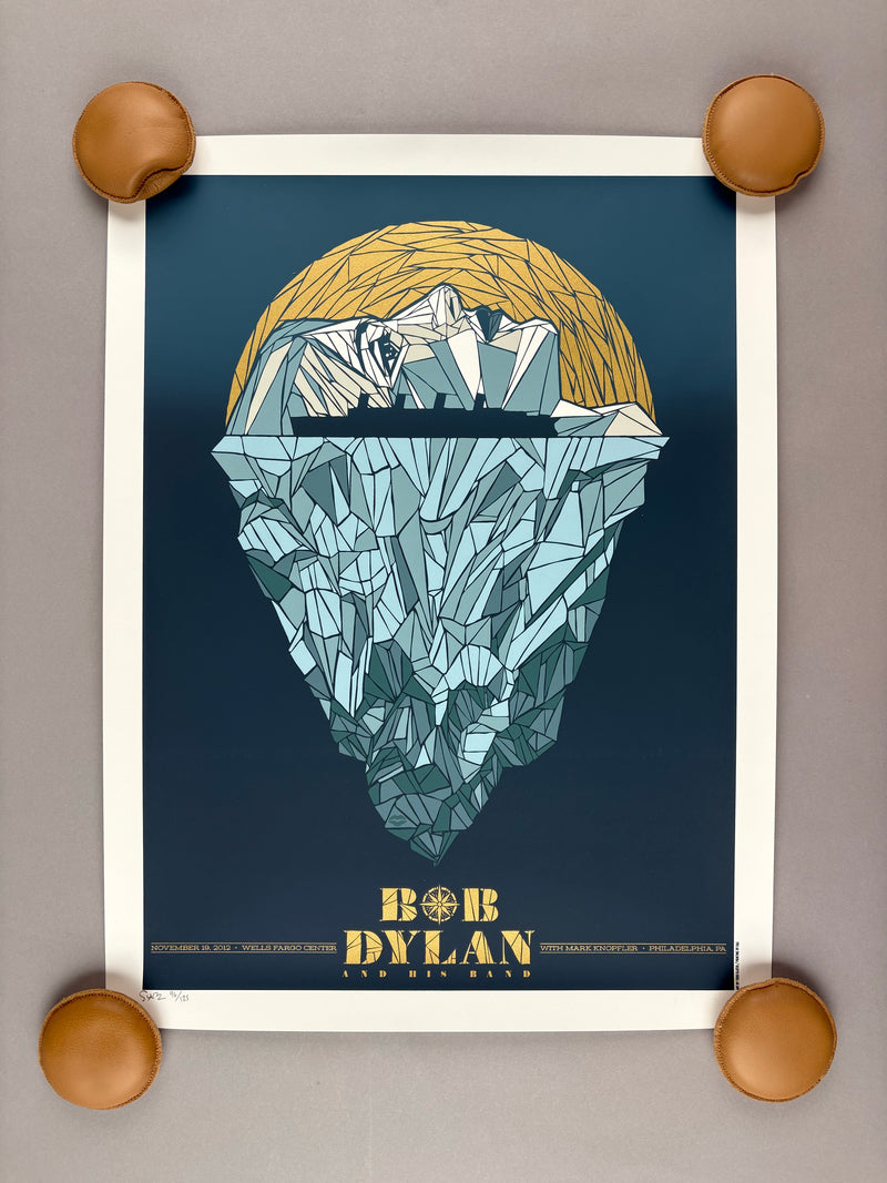 Bob Dylan Wells Fargo Center Philadelphia Concert Poster