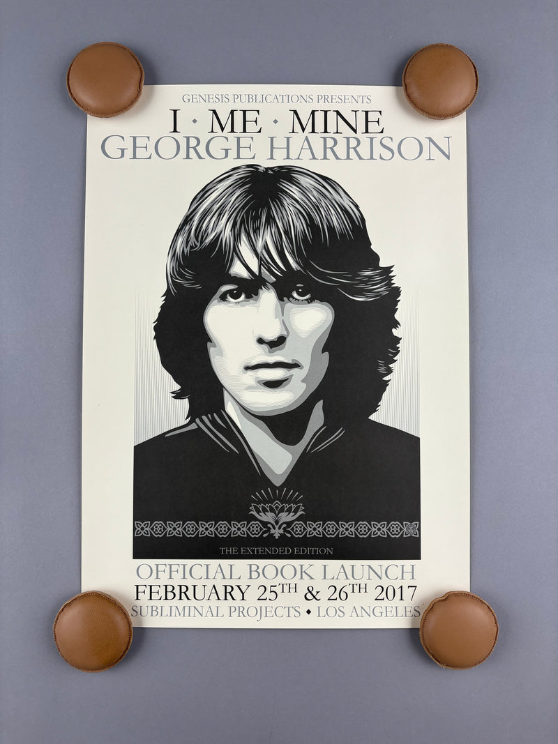 I Me Mine George Harrison Book Launch Poster