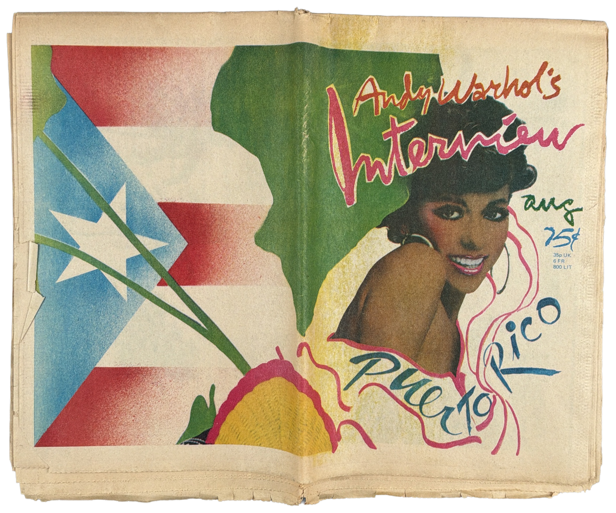 Andy Warhol's Interview: Aug 1975 Puerto Rico