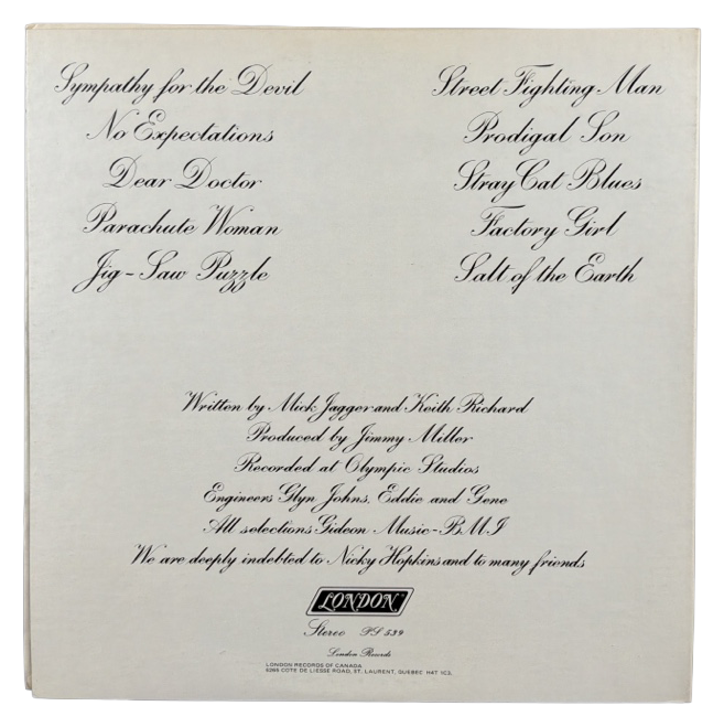 Beggars Banquet