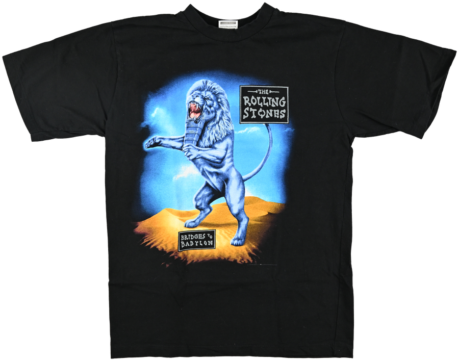"Bridges to Babylon" - EUROPEAN TOUR - Babylon Lion balck short sleeve t shirt "praha"