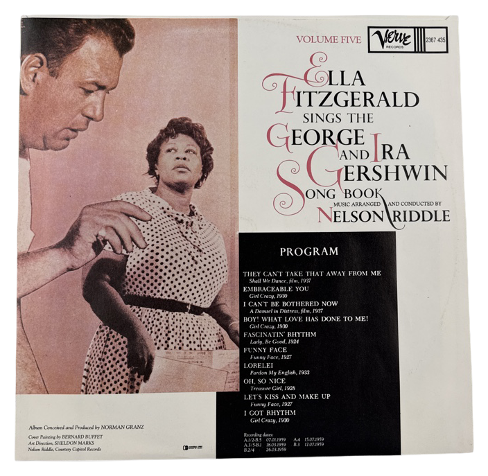 Ella Fitzgerald Sings The George And Ira Gershwin Song Book