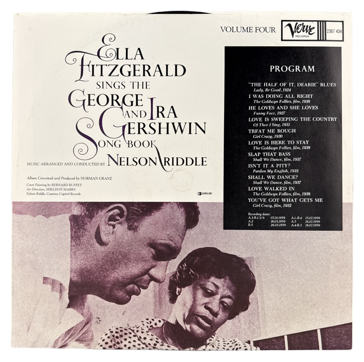 Ella Fitzgerald Sings The George And Ira Gershwin Song Book