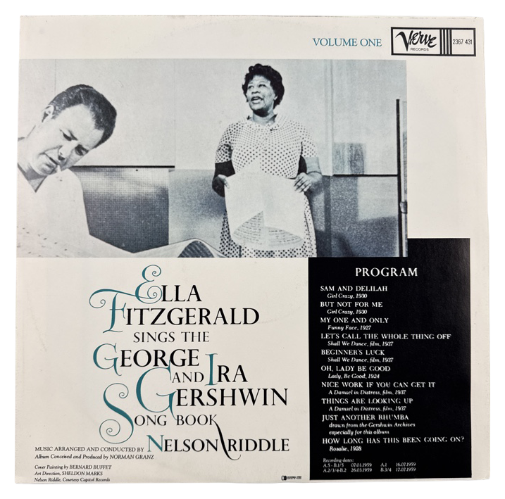 Ella Fitzgerald Sings The George And Ira Gershwin Song Book