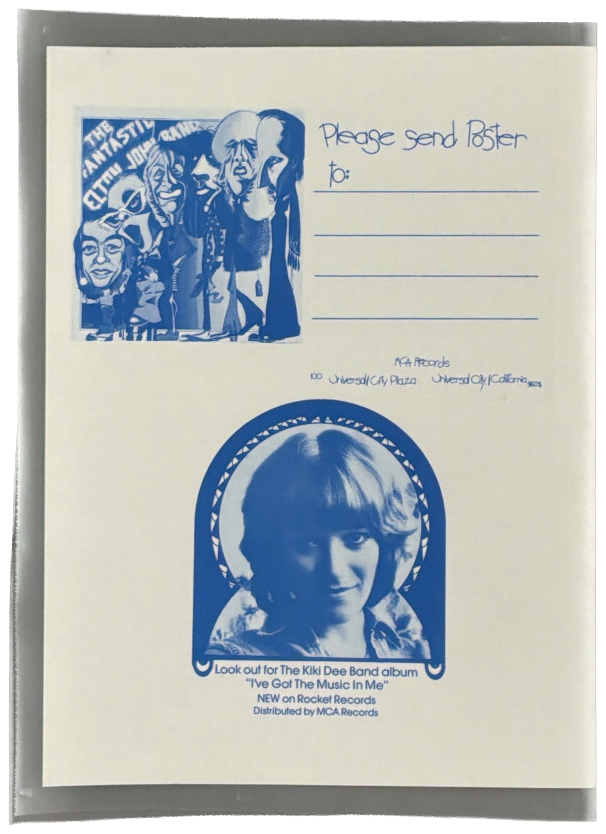 Elton John Tour Program w/ Kiki Dee Insert