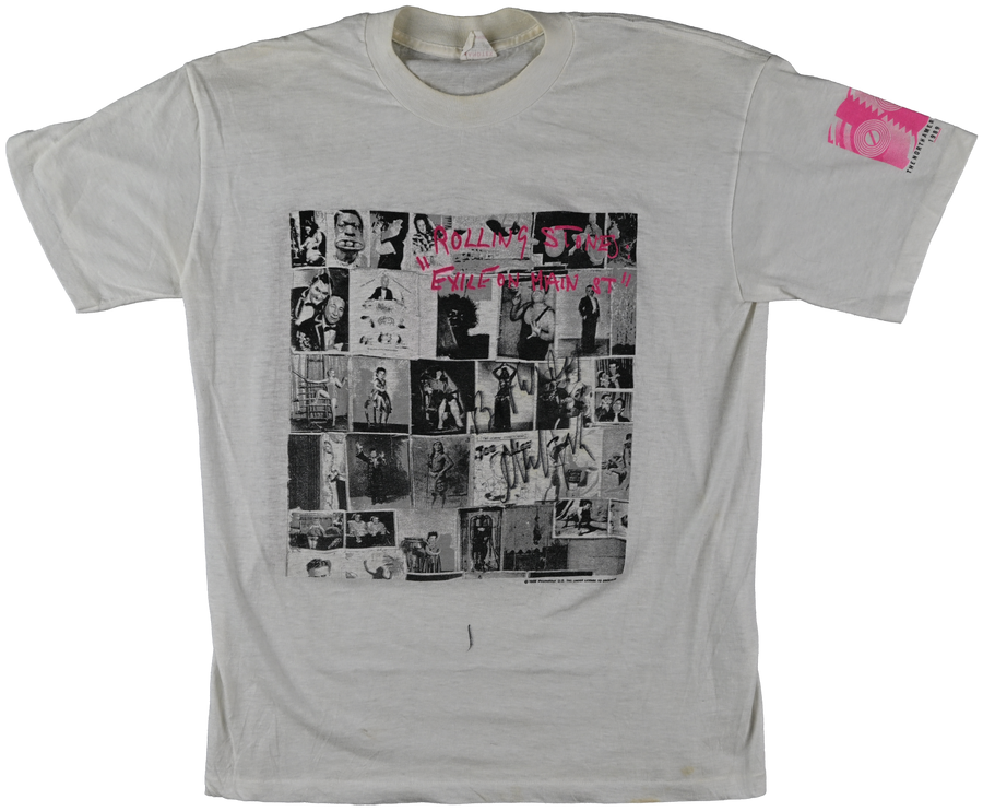 THE ROLLING STONES - Exile on Main Street - NORTH AMERICA - ORIGINAL Tour T-Shirt