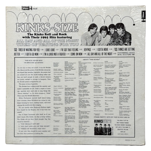 Kinks-Size