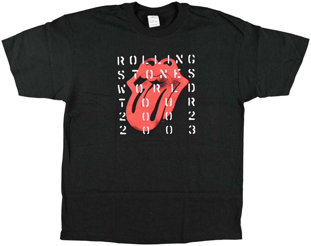 THE ROLLING STONES "Lick Tour" WORLD TOUR - Vintage T-Shirt
