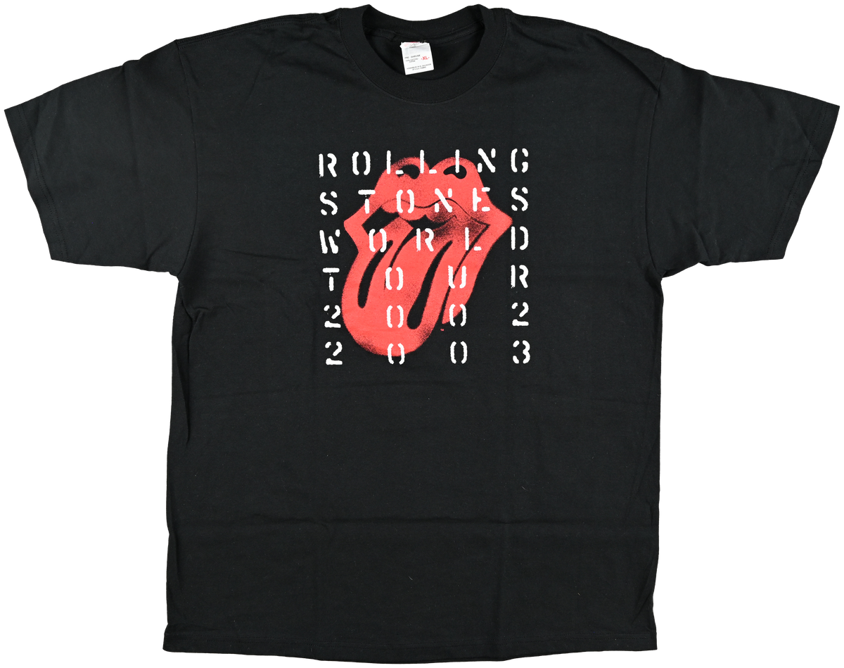 THE ROLLING STONES "Lick Tour" WORLD TOUR - Vintage T-Shirt