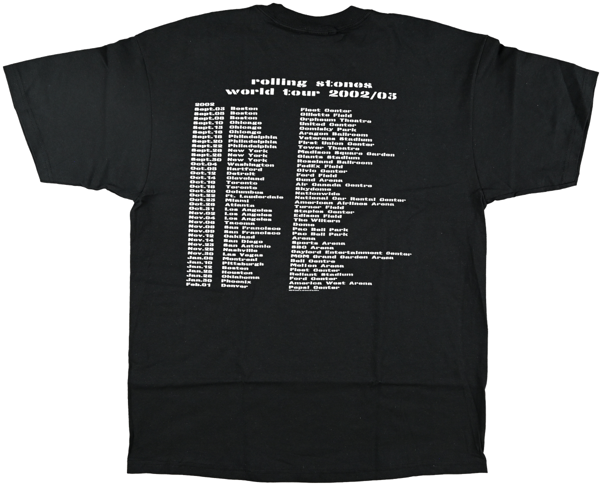 THE ROLLING STONES "Lick Tour" WORLD TOUR - Vintage T-Shirt