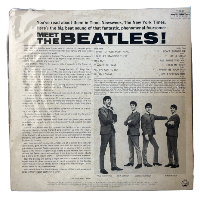 Meet The Beatles “The First Album By England’s Phenomenal Pop Combo”