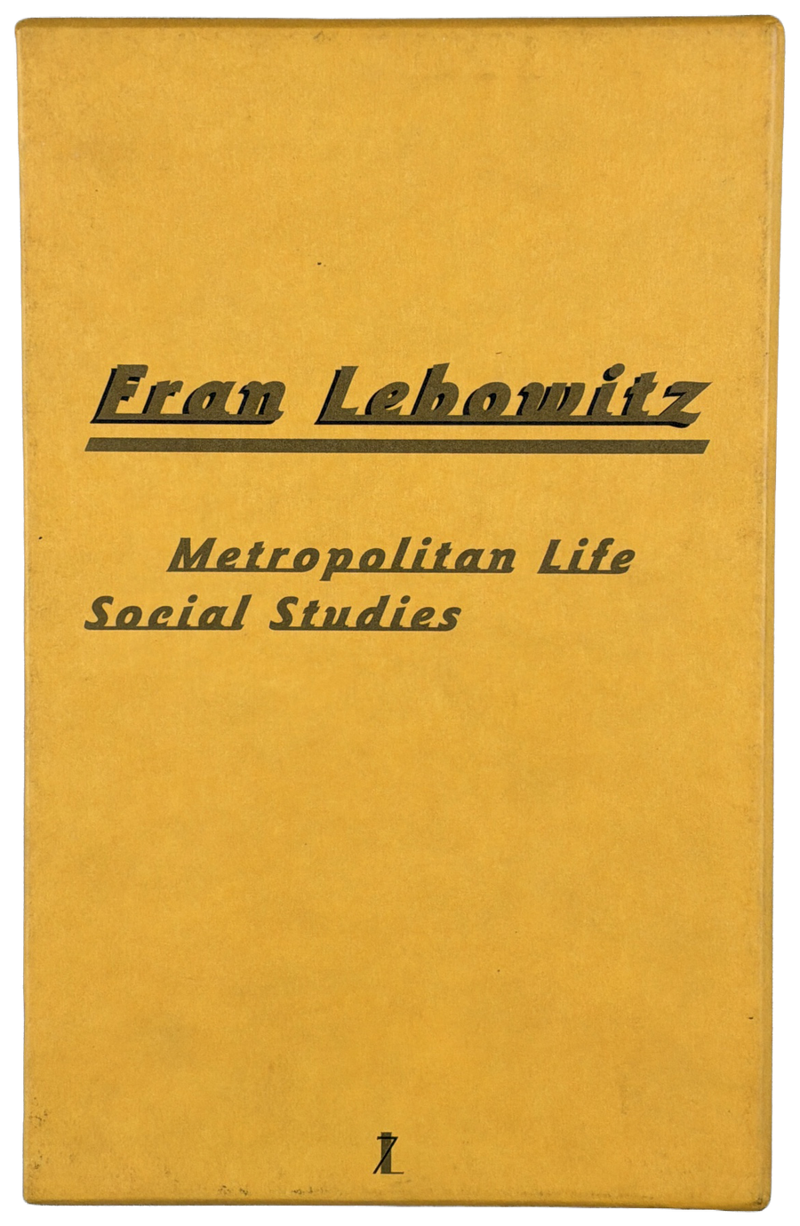 Metropolitan Life & Social Studies