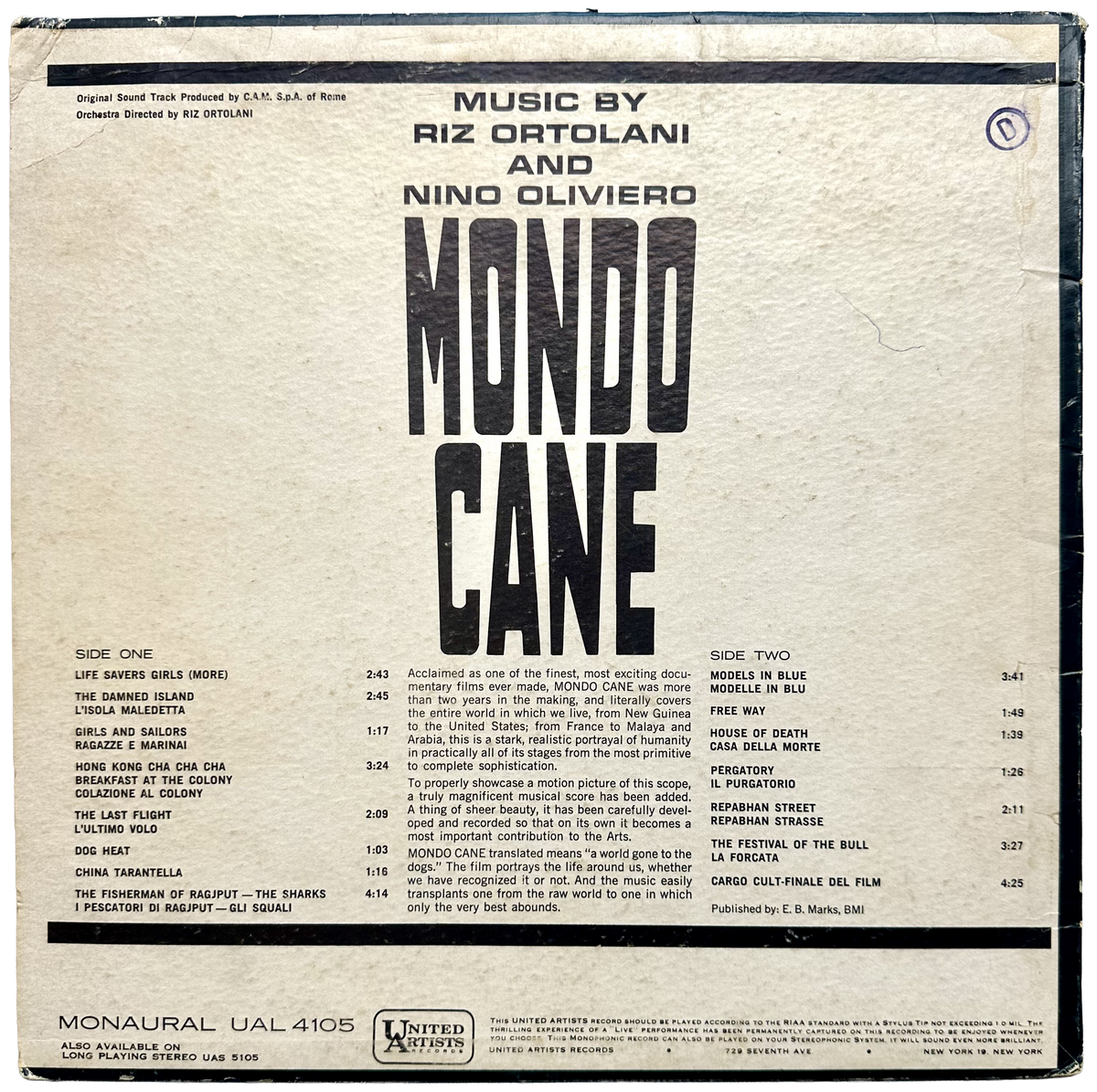 Mondo Cane (Original Motion Picture Soundtrack)