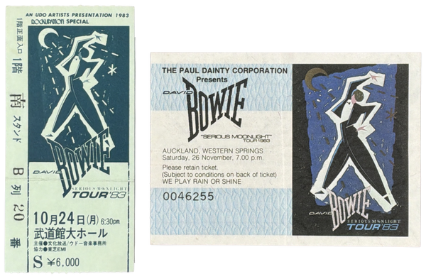 Serious Moonlight Tour 1983 Concert Tickets