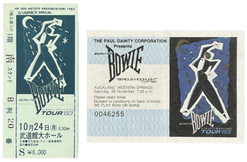 Serious Moonlight Tour 1983 Concert Tickets