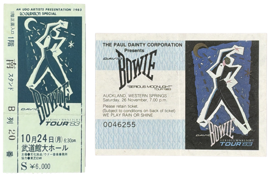 Serious Moonlight Tour 1983 Concert Tickets
