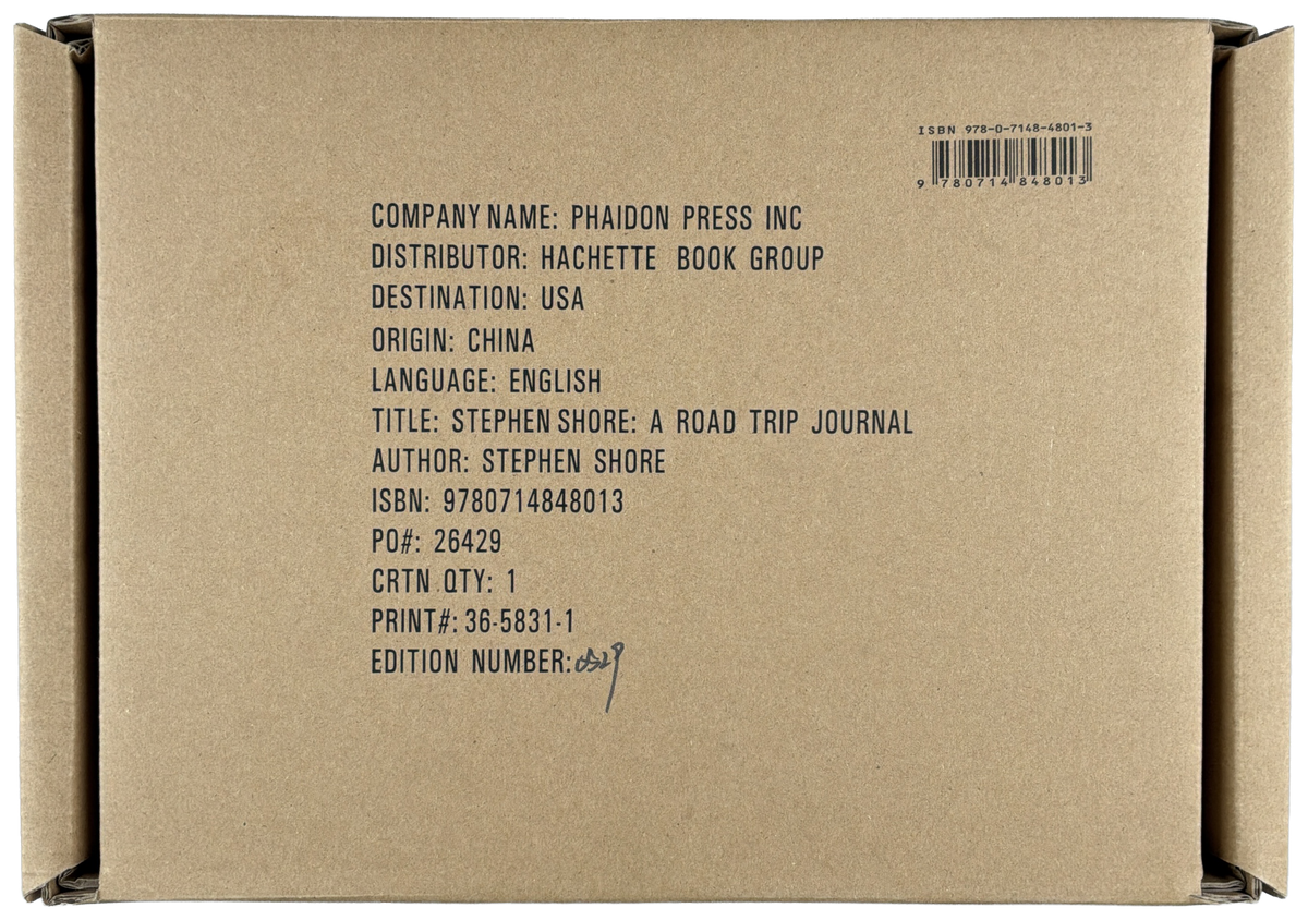 Stephen Shore: A Road Trip Journal