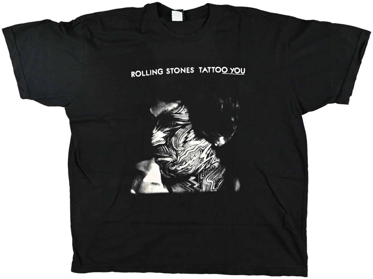 "Tattoo You" - NORTH AMERICA & ETC - The Rolling Stones tattooed face in front