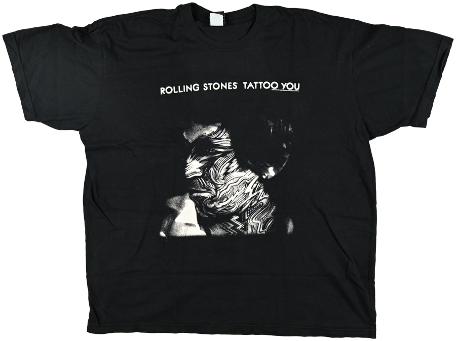 "Tattoo You" - NORTH AMERICA & ETC - The Rolling Stones tattooed face in front