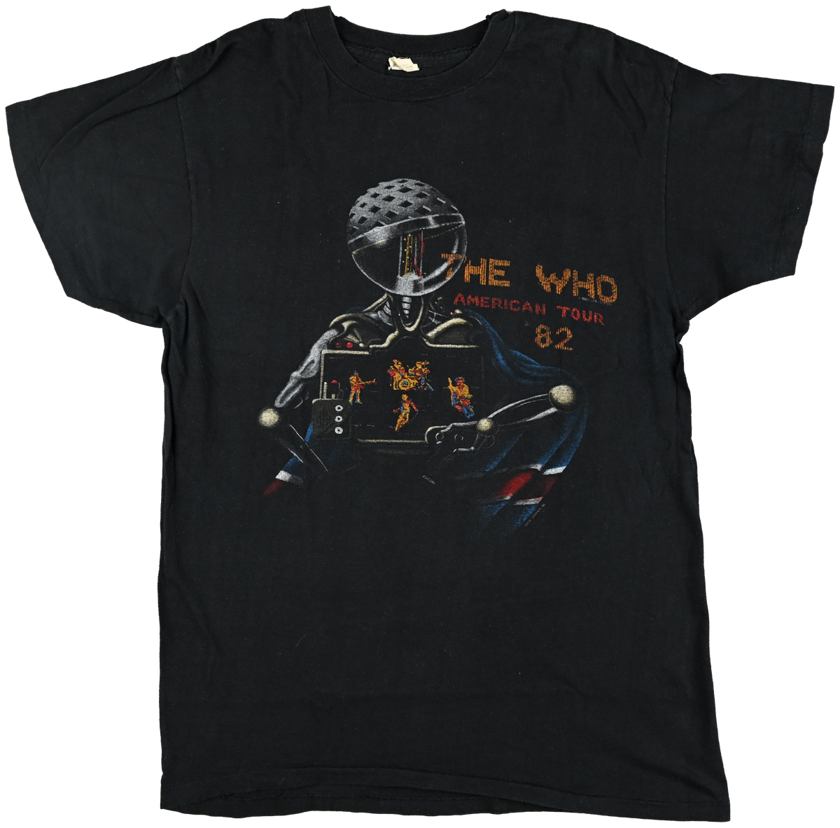 "The American Tour" - Birmingham, UK, USA and Canada - "The Who" Black T -shirt w/ astronaut