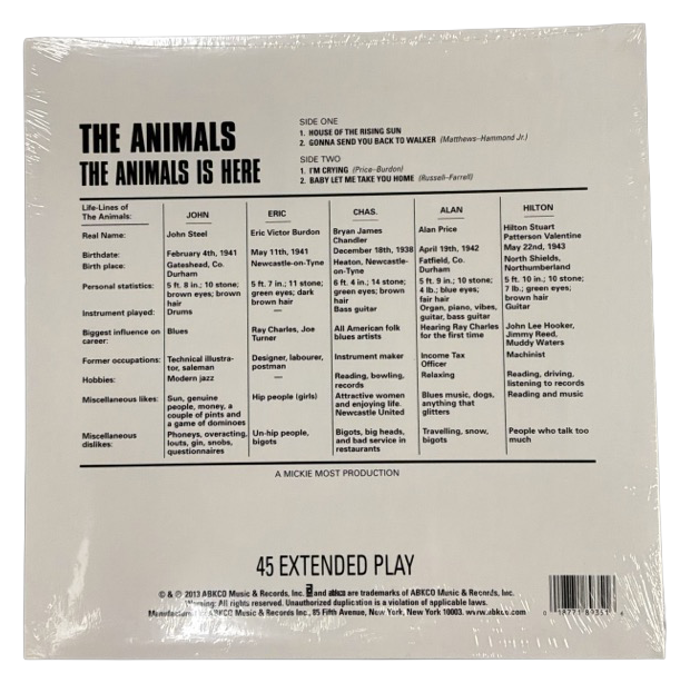 The Animals Is Here