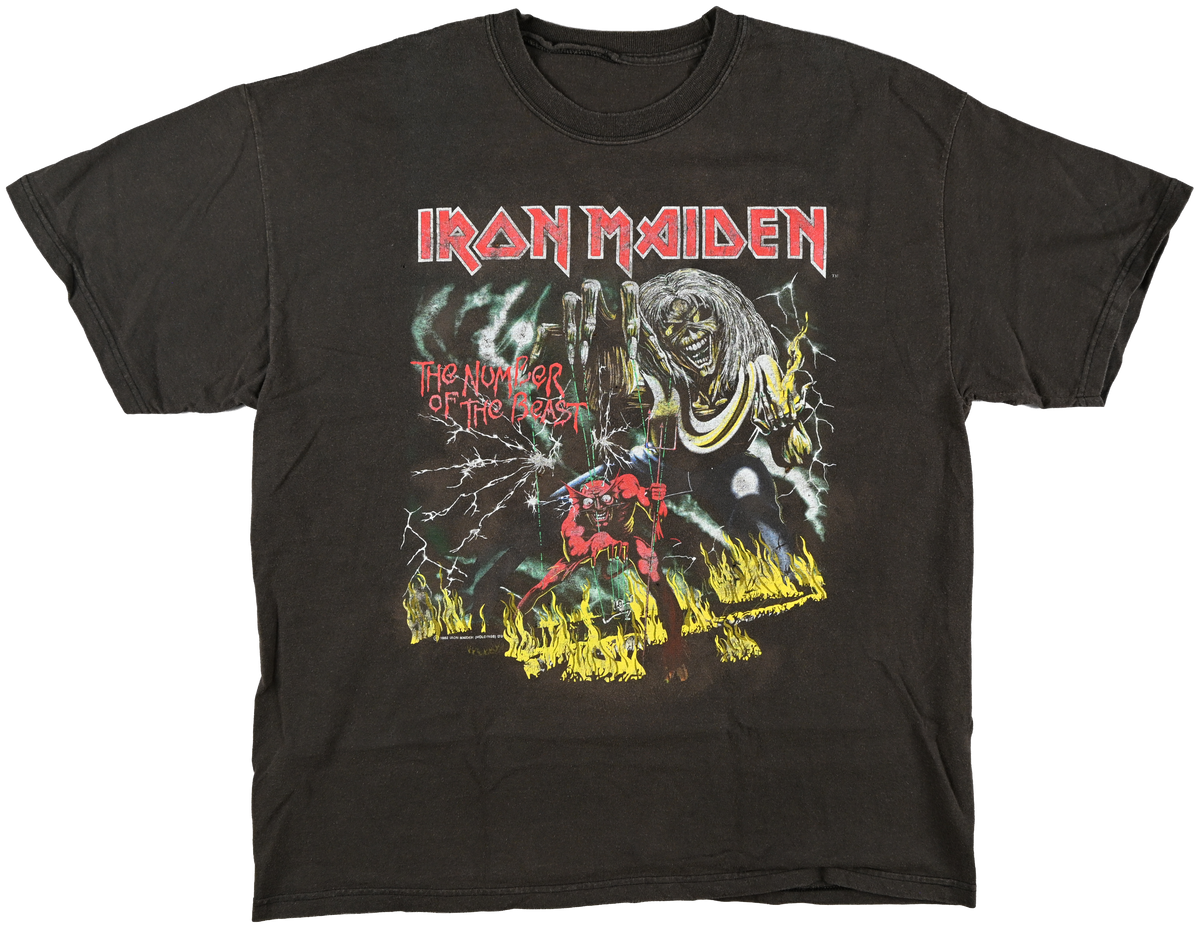 IRON MAIDEN "The Beast On The Road" Vintage Original Tour T-Shirt