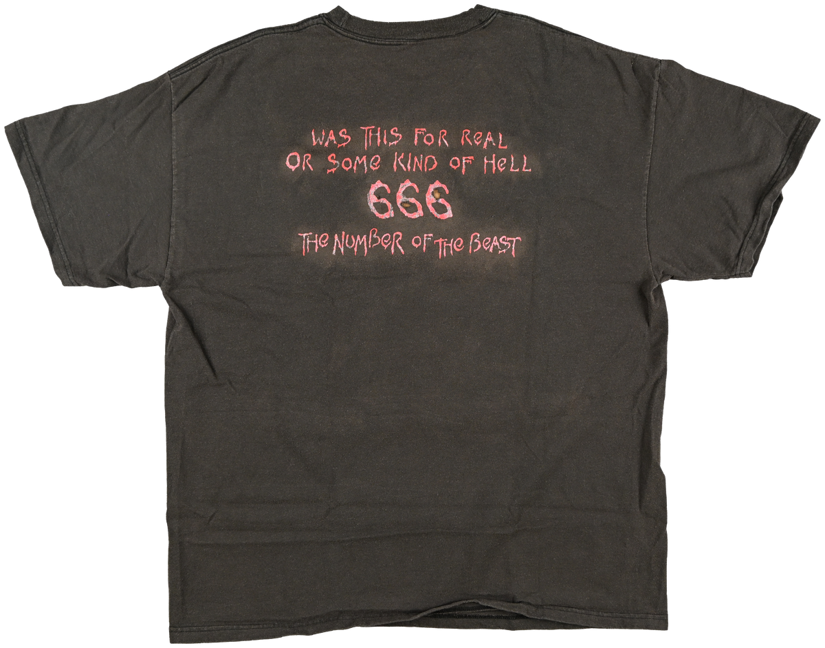 IRON MAIDEN "The Beast On The Road" Vintage Original Tour T-Shirt