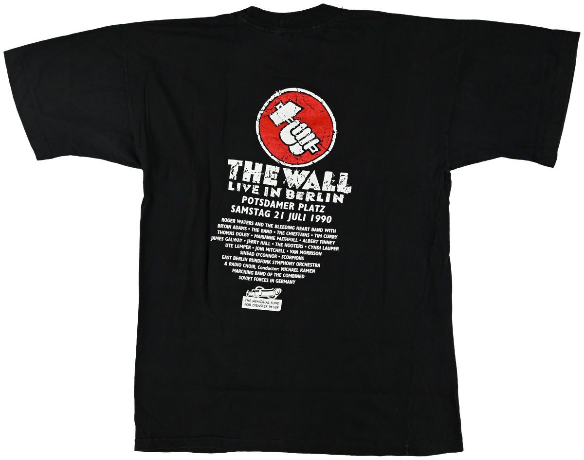 The Wall Concert - Berlin, Germany - Pink Floyd Black T shirt