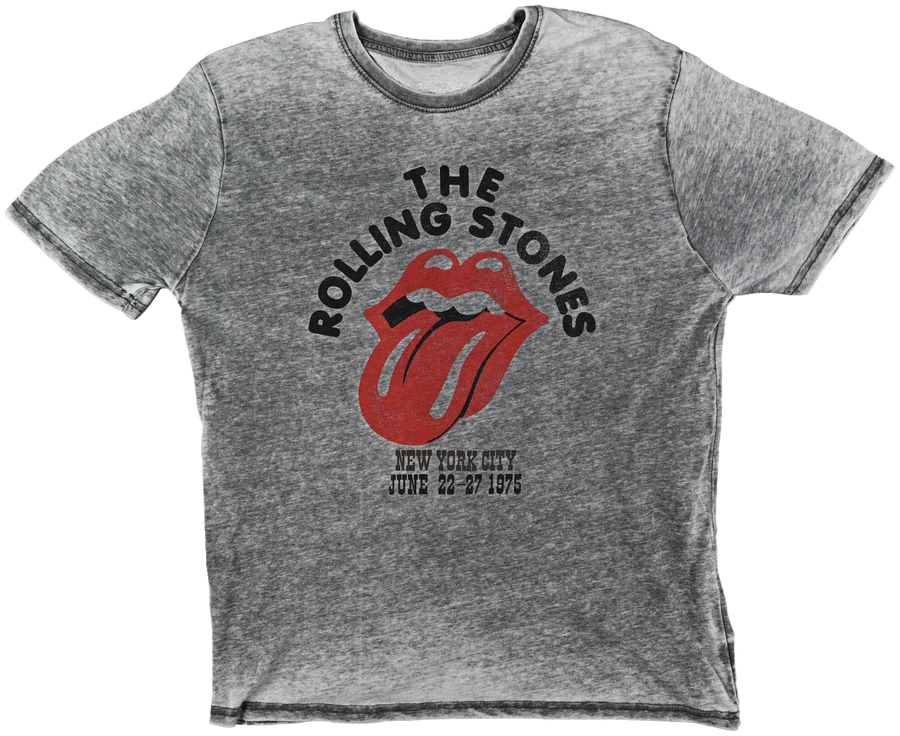 "Tour of the Americas" - NYC - The Rolling Stones Light gray lip t shirt