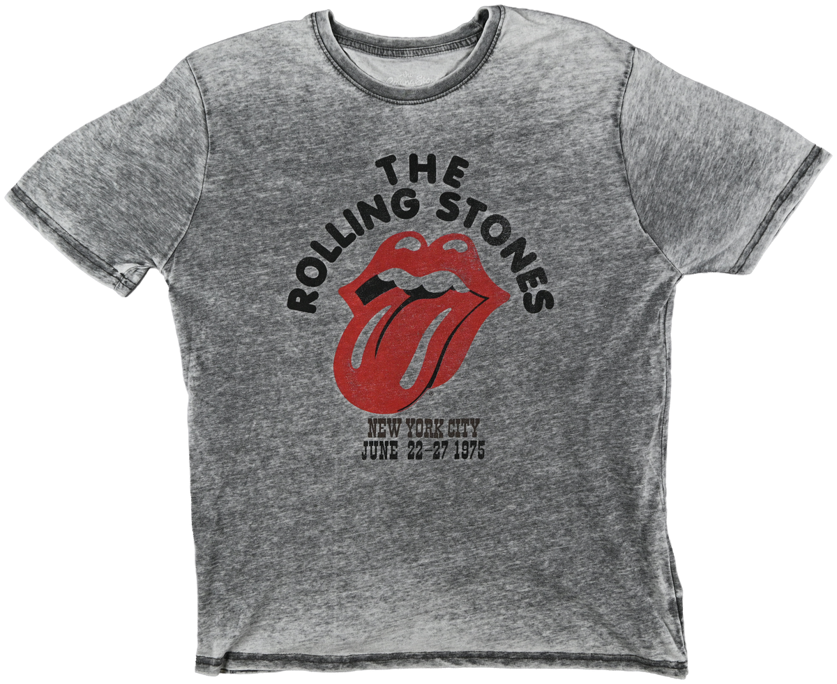 "Tour of the Americas" - NYC - The Rolling Stones Light gray lip t shirt