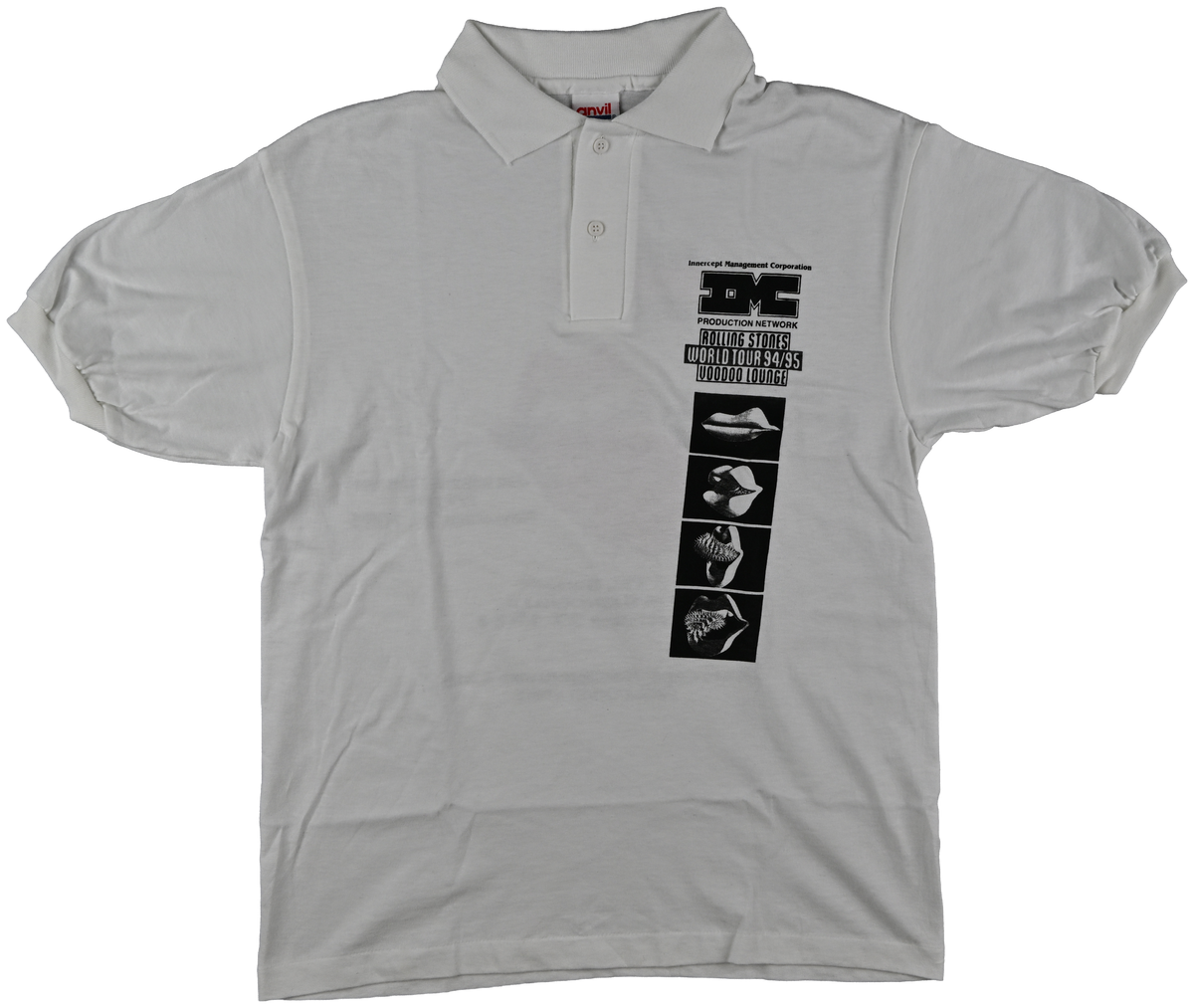 "Voodoo Lounge" - TAMPA, FLORIDA - The Rolling Stones white button up collared shirt