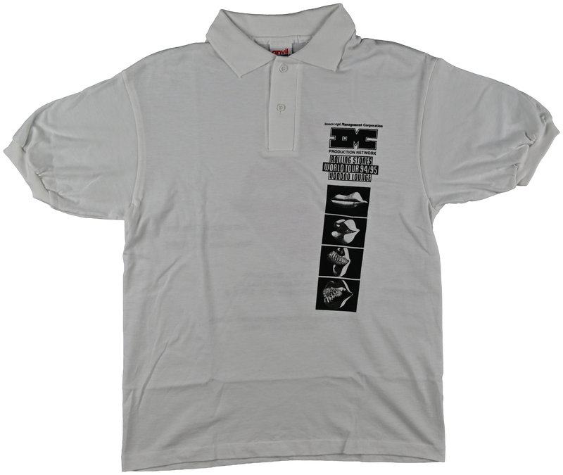 "Voodoo Lounge" - TAMPA, FLORIDA - The Rolling Stones white button up collared shirt