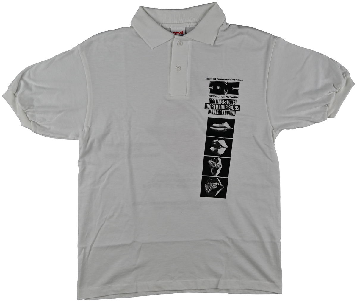 "Voodoo Lounge" - TAMPA, FLORIDA - The Rolling Stones white button up collared shirt