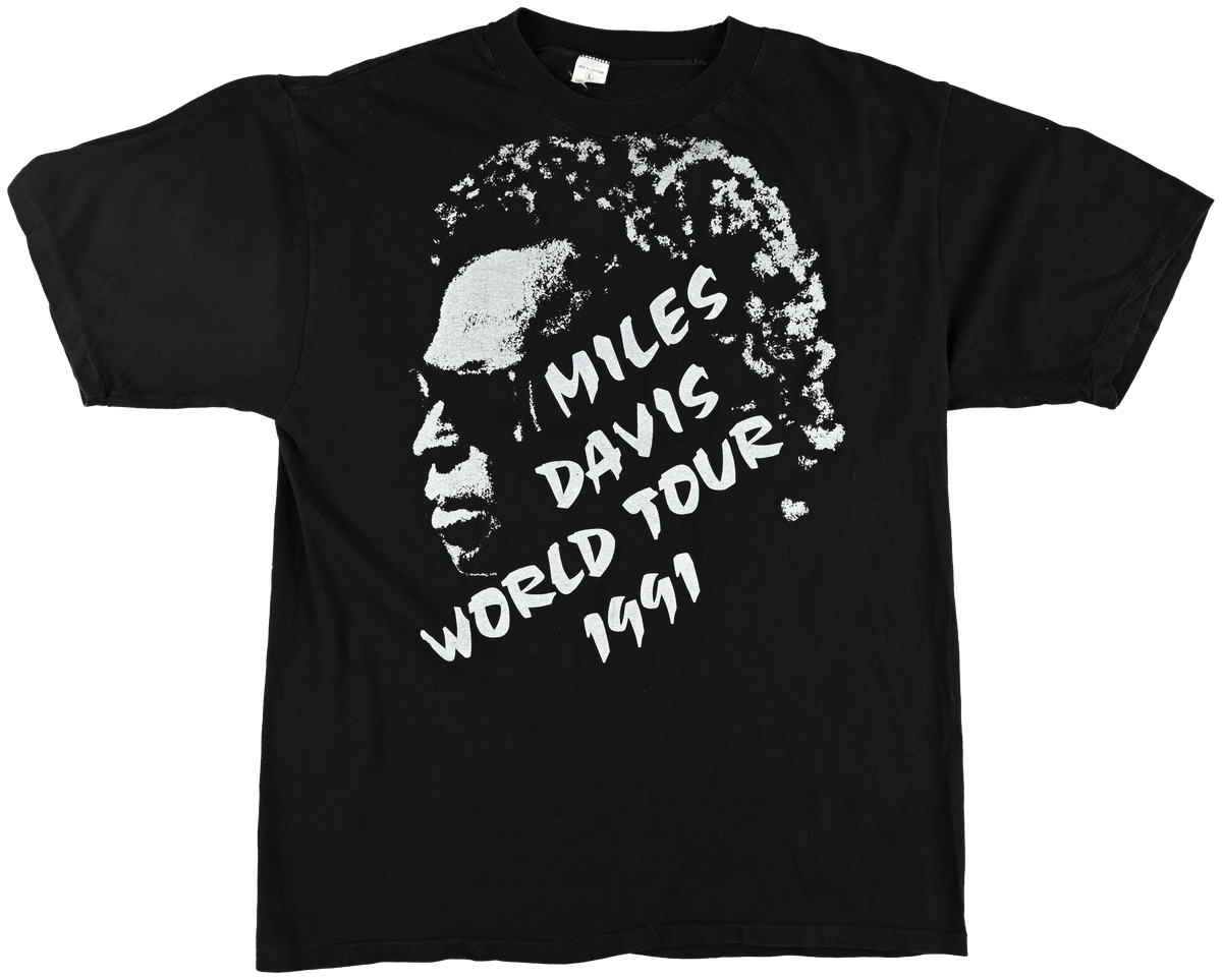 World Tour - Montreux, Chicago, California, - Miles Davis T shirt
