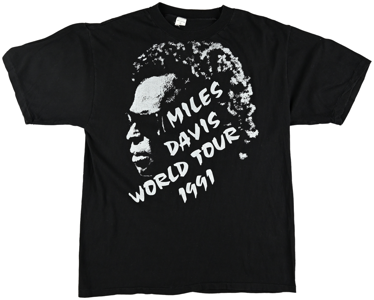 World Tour - Montreux, Chicago, California, - Miles Davis T shirt